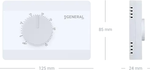 ILLONA HT100S Wired Room Thermostat Technical Data