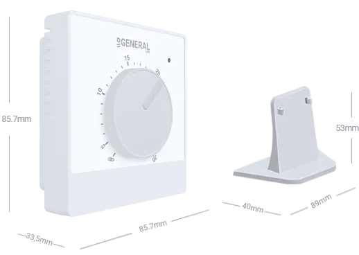 ILLONA HT10S RF Wireless Room Thermostat Technical Data