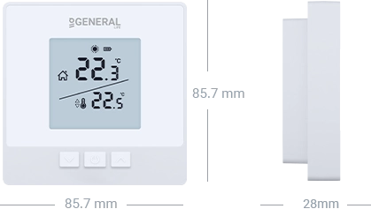 ILLONA HT15S Wired Room Thermostat Technical Data