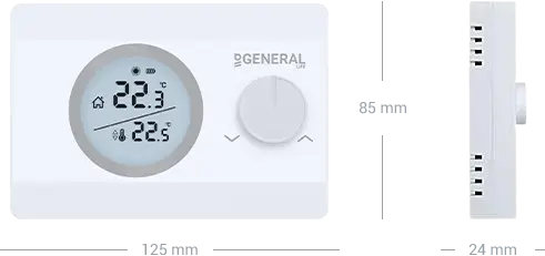 ILLONA HT220S Wired Room Thermostat Technical Data