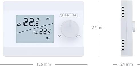 ILLONA HT250S Wired Room Thermostat Technical Data