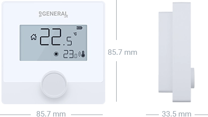 ILLONA HT25S Wired Room Thermostat Technical Data