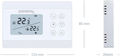 ILLONA HT280S Wired Room Thermostat Technical Data