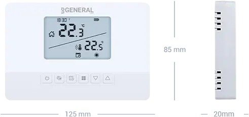 ILLONA HT300S Wired Room Thermostat Technical Data