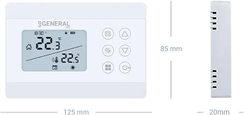 ILLONA HT330S Wired Room Thermostat Technical Data