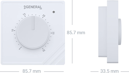 MITRA FH10 Underfloor Heating Thermostat Technical Data