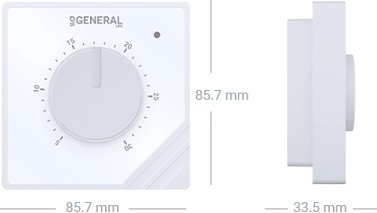 MITRA FH10S Underfloor Heating Thermostat Technical Data