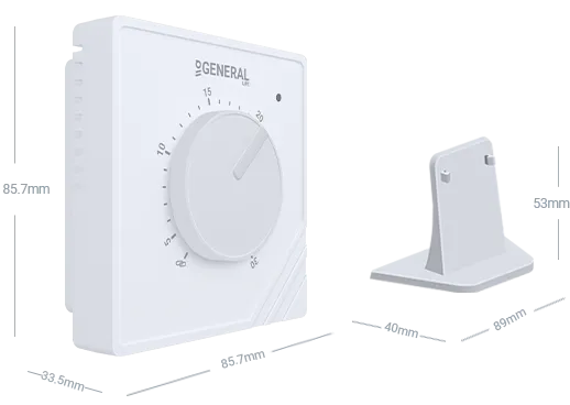 MITRA HT10 RF Wireless Room Thermostat Technical Data