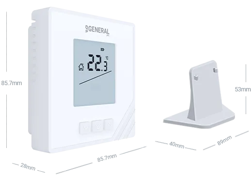 MITRA HT15S Smart Room Thermostat Technical Data