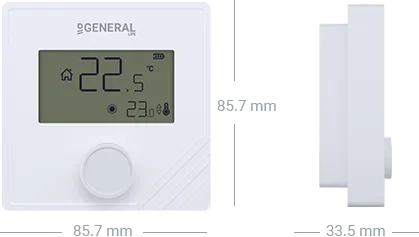 MITRA HT25 Wired Room Thermostat Technical Data