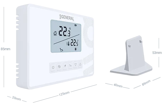 MITRA HT270S RF Wireless Room Thermostat Technical Data