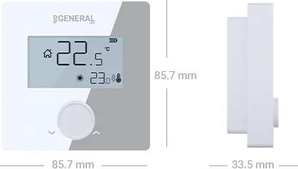 NORA HT26S Wired Room Thermostat Technical Data