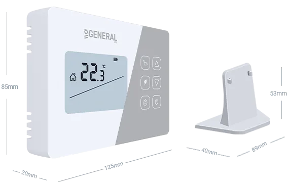 NORA HT280S Smart Room Thermostat Technical Data