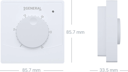 SENNA FH10 Underfloor Heating Thermostat Technical Data