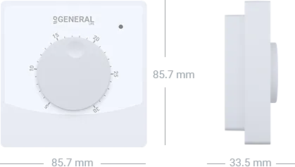 SENNA FH10S Underfloor Heating Thermostat Technical Data