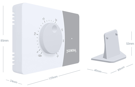 SENNA HT110S RF Wireless Room Thermostat Technical Data