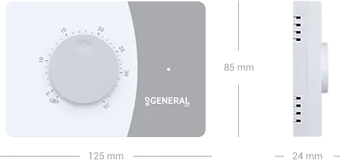 SENNA HT110S Wired Room Thermostat Technical Data