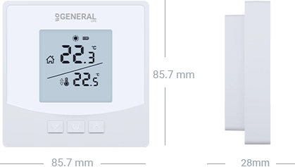 SENNA HT15S Wired Room Thermostat Technical Data