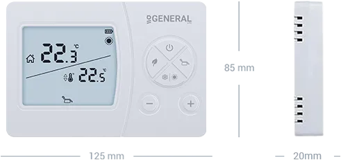 SENNA HT270 Wired Room Thermostat Technical Data