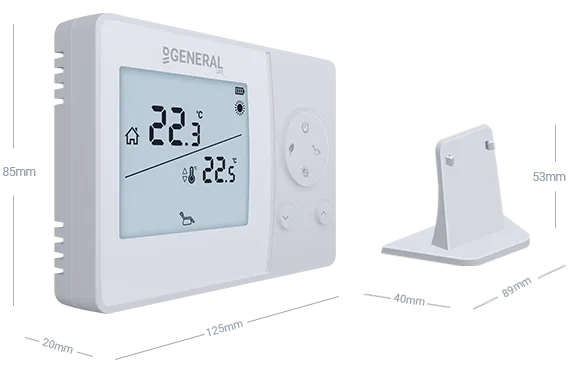 SENNA HT270S RF Wireless Room Thermostat Technical Data