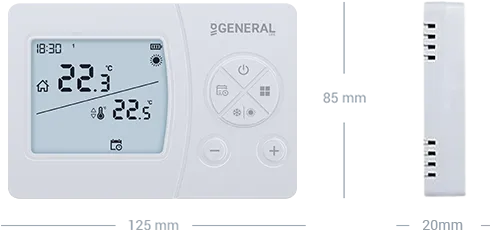 SENNA HT300 Wired Room Thermostat Technical Data