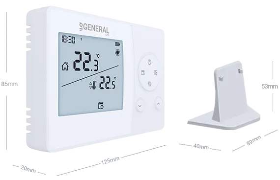 SENNA HT300S RF Wireless Room Thermostat Technical Data