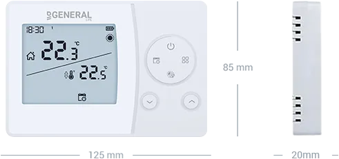 SENNA HT300S Wired Room Thermostat Technical Data