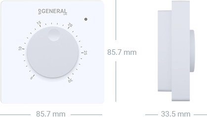 THERMA FH11S Underfloor Heating Thermostat Technical Data