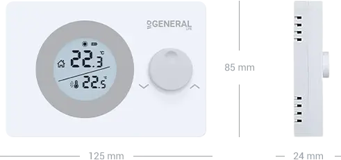 THERMA HT230S Wired Room Thermostat Technical Data