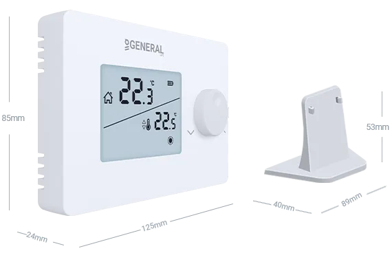 THERMA HT260S RF Wireless Room Thermostat Technical Data