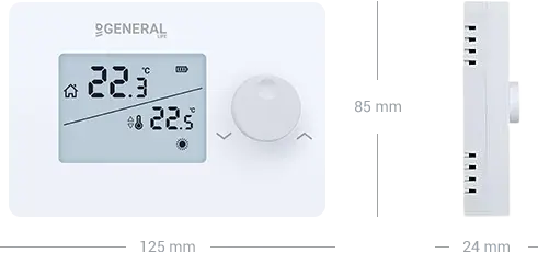 THERMA HT260S Wired Room Thermostat Technical Data