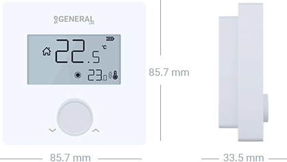 THERMA HT26S Wired Room Thermostat Technical Data