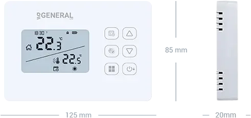 THERMA HT330S Wired Room Thermostat Technical Data