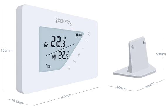 THERMA HT380S RF Wireless Room Thermostat Technical Data