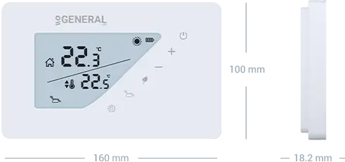 THERMA HT380S Wired Room Thermostat Technical Data