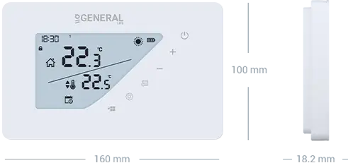 THERMA HT430S Wired Room Thermostat Technical Data