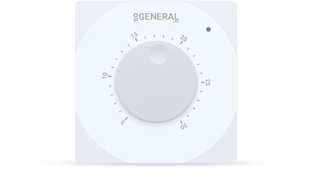 ARUNA FH10S Underfloor Heating Thermostat - White