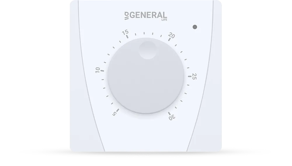 CERES FH10S Underfloor Heating Thermostat - White