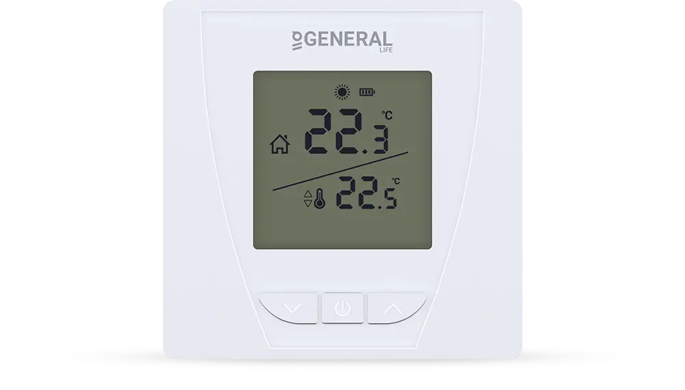 CERES HT15 RF Wireless Room Thermostat - White