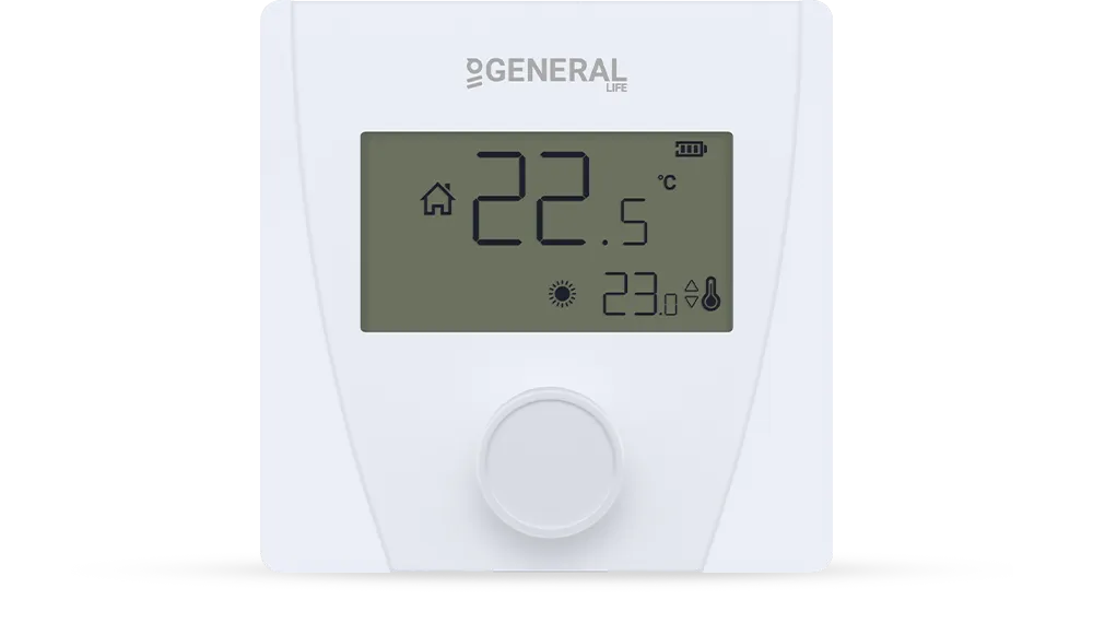 CERES HT25 RF Wireless Room Thermostat - White