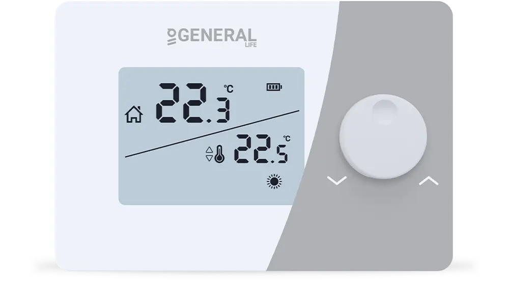 CERES HT260S RF Wireless Room Thermostat - White