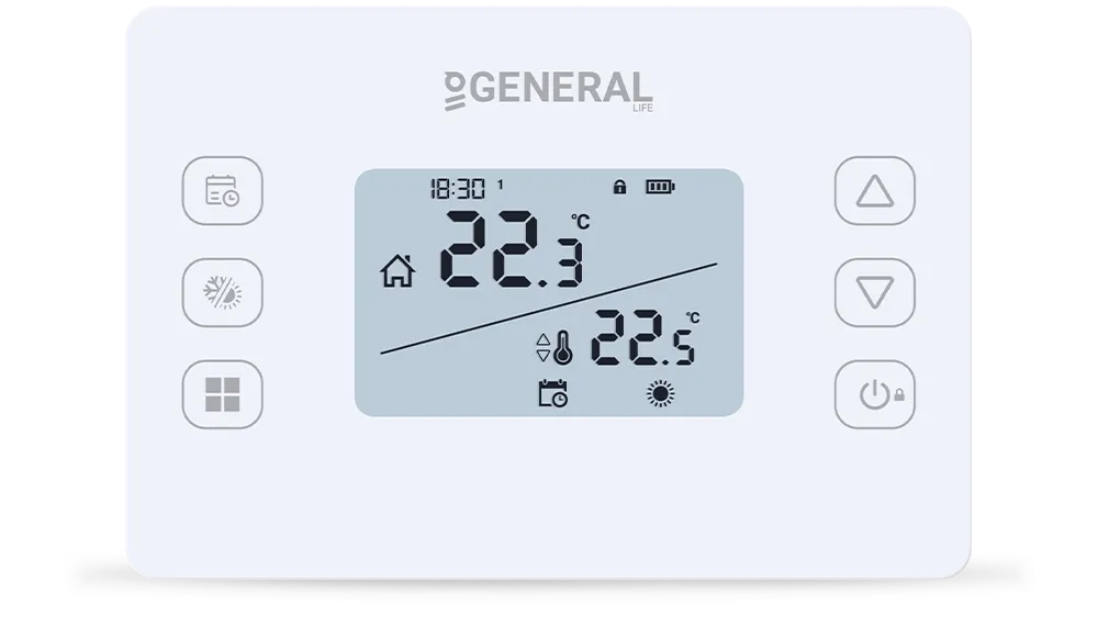 CERES HT330S RF Wireless Room Thermostat - White