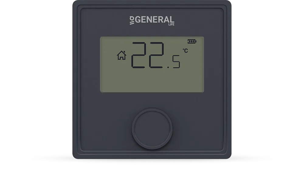 GAIA HT25 SMART Room Thermostat - Black