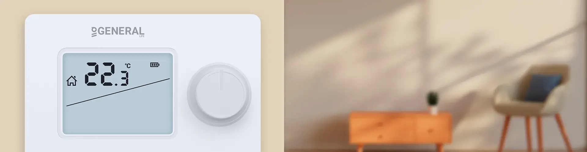 GAIA HT250 Smart Room Thermostat - White