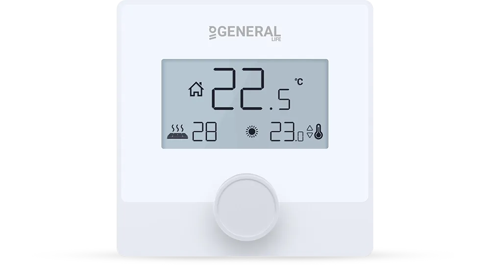 ILLONA FH25S Underfloor Heating Thermostat - White