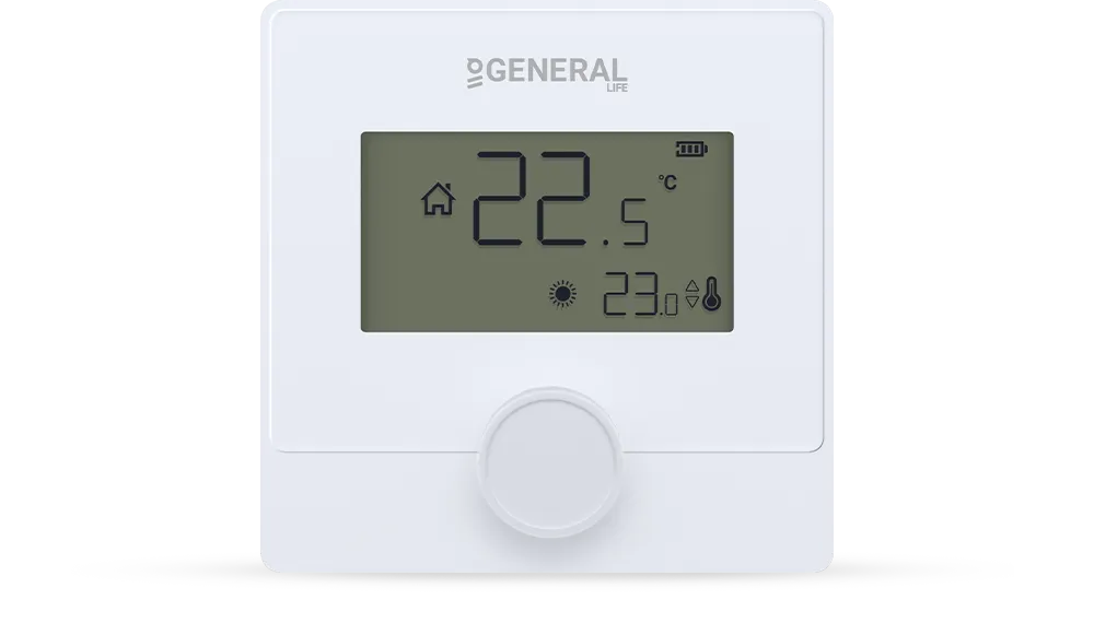 ILLONA HT25 RF Wireless Room Thermostat - White