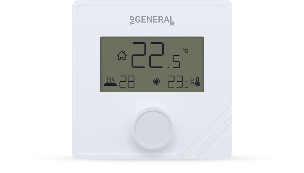 MITRA FH25 Underfloor Heating Thermostat - White