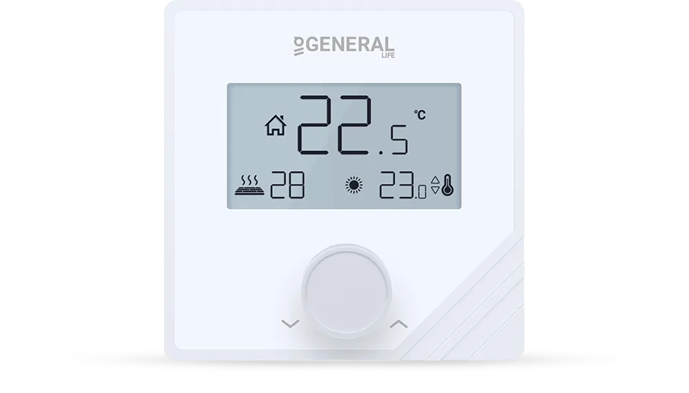 MITRA FH25S Underfloor Heating Thermostat - White