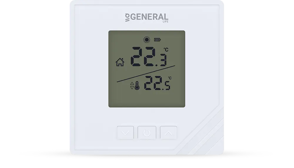 MITRA HT15 RF Wireless Room Thermostat - White