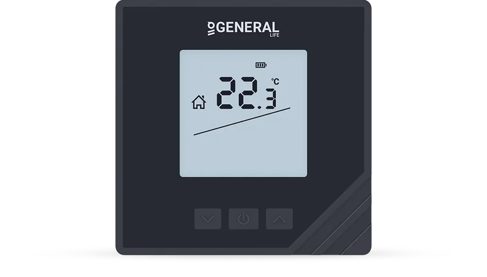 MITRA HT15S SMART Room Thermostat - Black